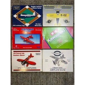 Lot Of 6 DieCast Metal Airplane Models SpecCast Racing Champions Eastwood NIB